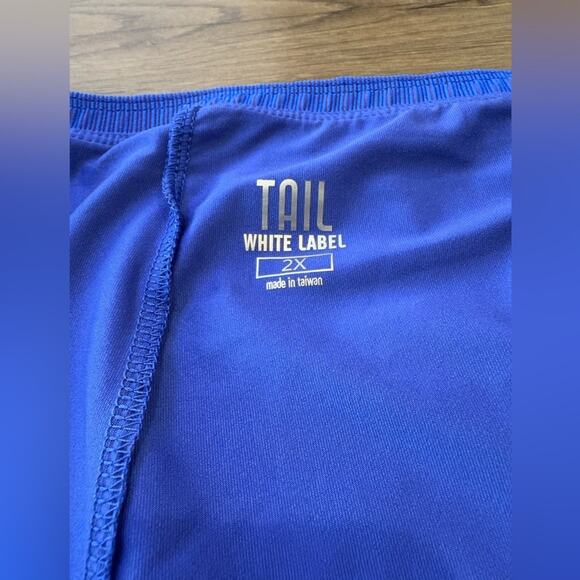 Tail White Label Blue and Red Ribbed Golfing Tennis Activewear Skort Size 2X - Picture 6 of 11